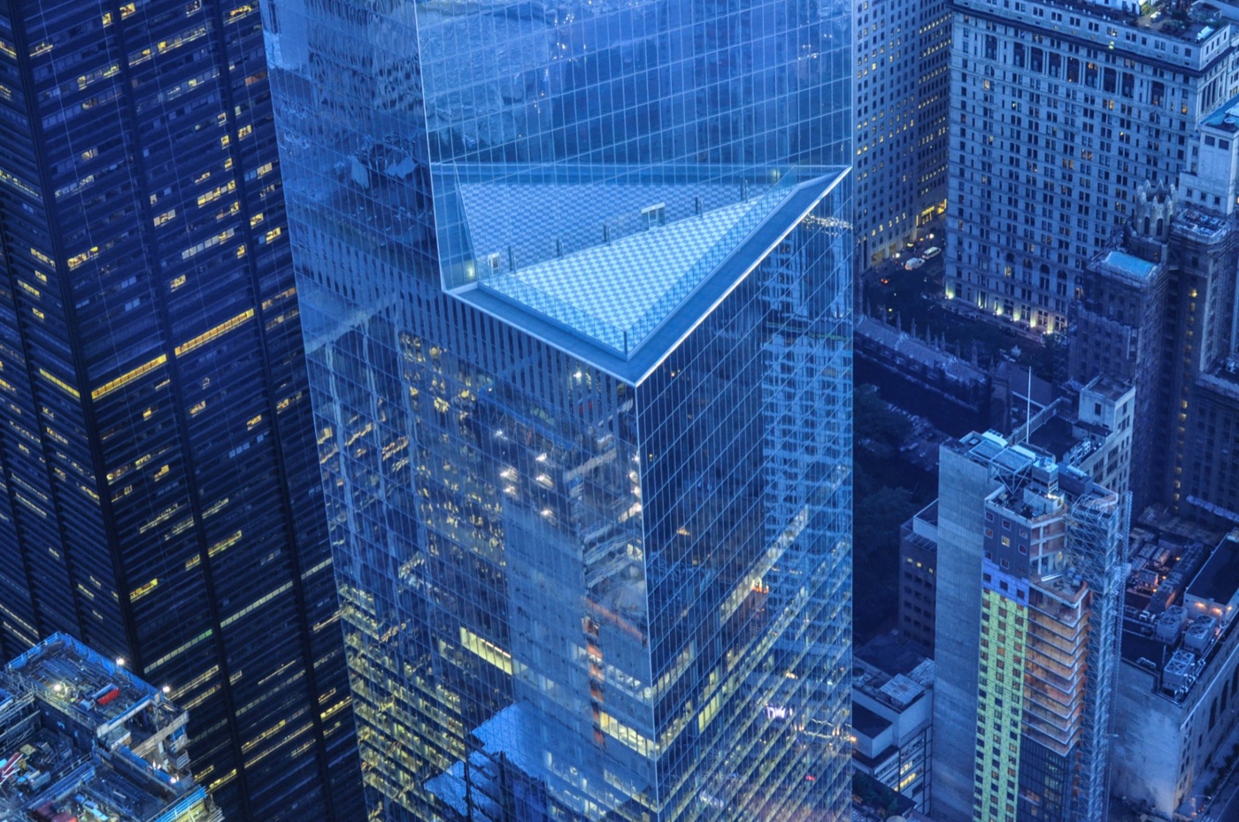 Modern business district
